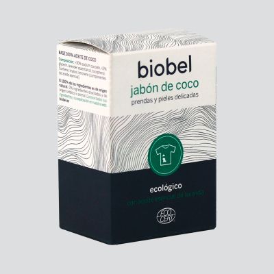 sapun bio cocos Biobel pentru rufe si pete 240g ambalaj